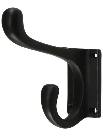 Solid-Bronze Coat and Hat Hook.